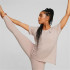 Camiseta por fitness Puma Studio Trend Mulher Rosa
