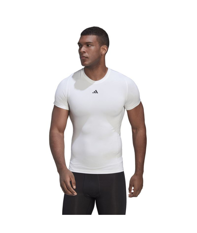 Camiseta adidas Homem Techfit Training Preto