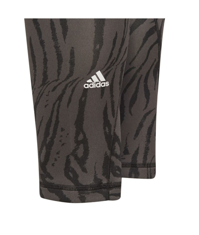 Pantalon adidas 7/8 Sport Animal Print Girl Grey