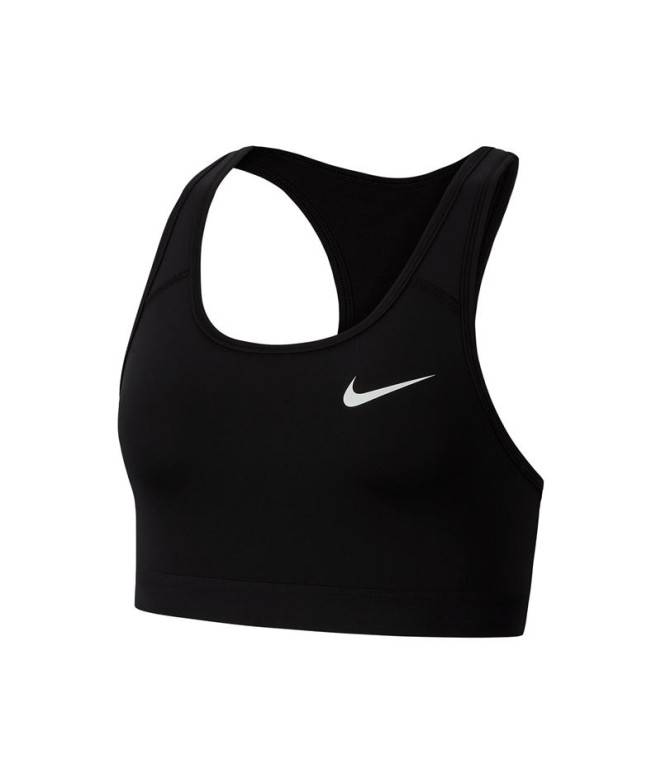 Soutien-gorge de sport Nike Swoosh Femme Noir