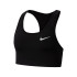 Sujetador deportivo Nike Swoosh Mujer Black