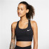 Sujetador deportivo Nike Swoosh Mujer Black