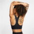 Sujetador deportivo Nike Swoosh Mujer Black