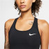 Sujetador deportivo Nike Swoosh Mujer Black
