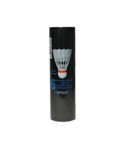 flyers Tube 6 badminton, vitesse rapide (rouge)