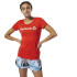 T-shirt de fitness Reebok Gola redonda