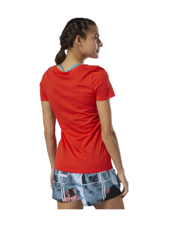 T-shirt de fitness Reebok Gola redonda