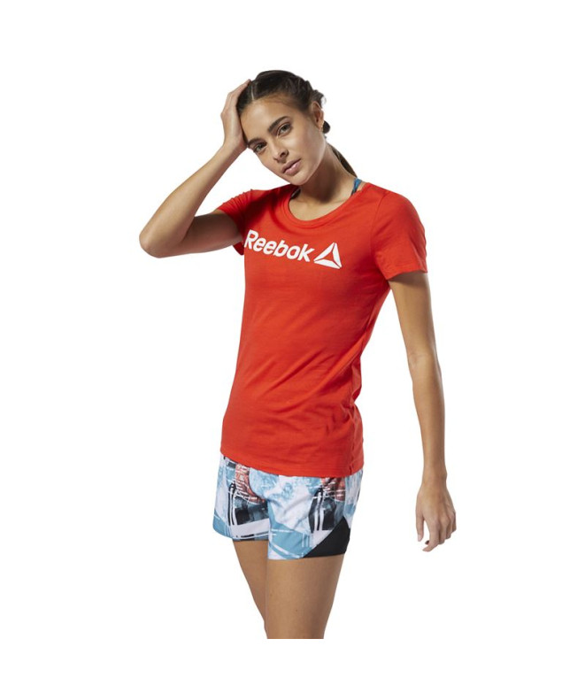 T-shirt de fitness Reebok Gola redonda