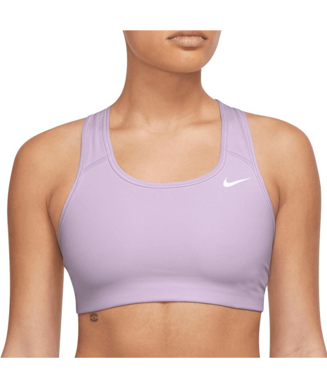 Soutien-gorge de sport Nike Swoosh Femmes Lilas