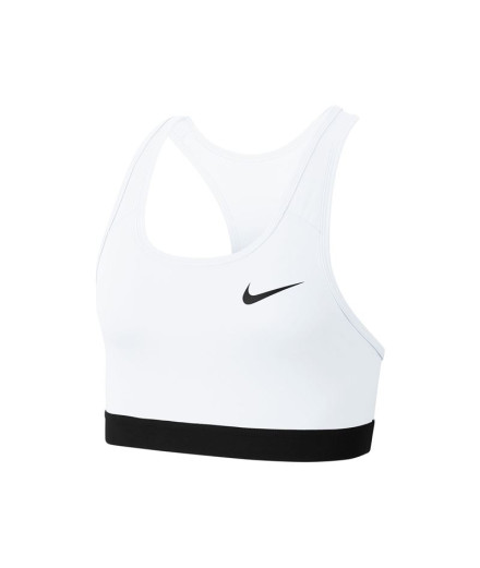 Brassiere de sport Nike Femme Swoosh Blanc