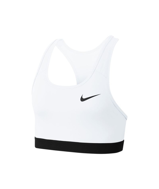 Brassiere de sport Nike Femme Swoosh Blanc