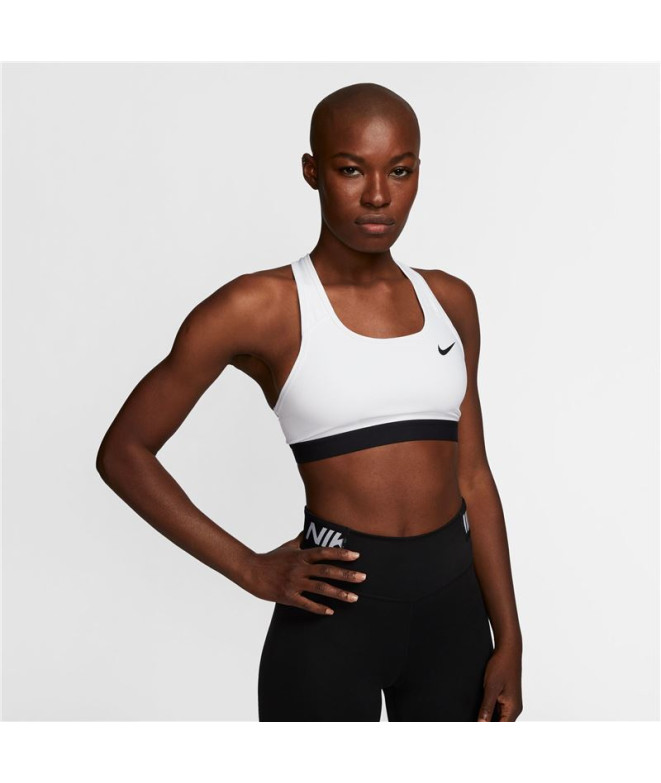 Sutiã esportivo Nike Mulher Swoosh Branco