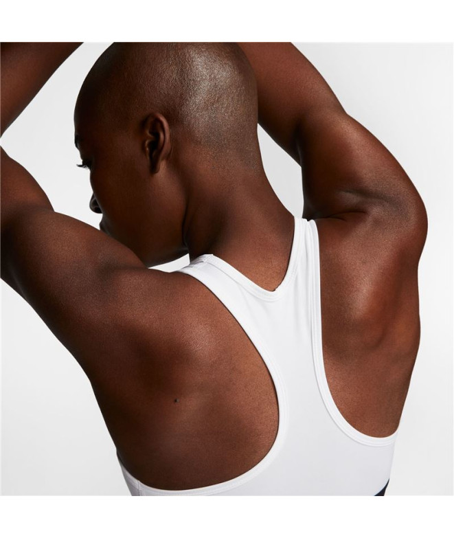 Brassiere de sport Nike Femme Swoosh Blanc