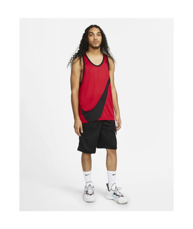 Camisola de basquetebol Nike Dri-FIT Vermelho...
