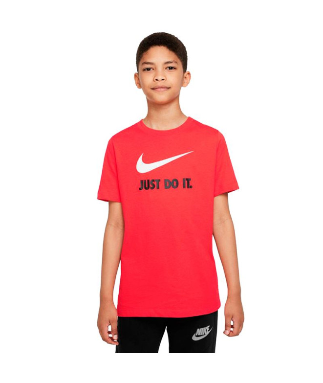 T-shirt Nike Enfant Sportswear Just Do It Swoosh Rouge