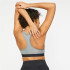 Soutien de desporto Nike Swoosh Cinzento para mulher