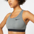 Soutien de desporto Nike Swoosh Cinzento para mulher
