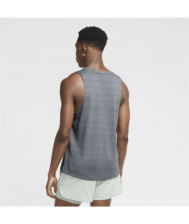 T-shirt Nike Dri-FIT Miler Man Grey