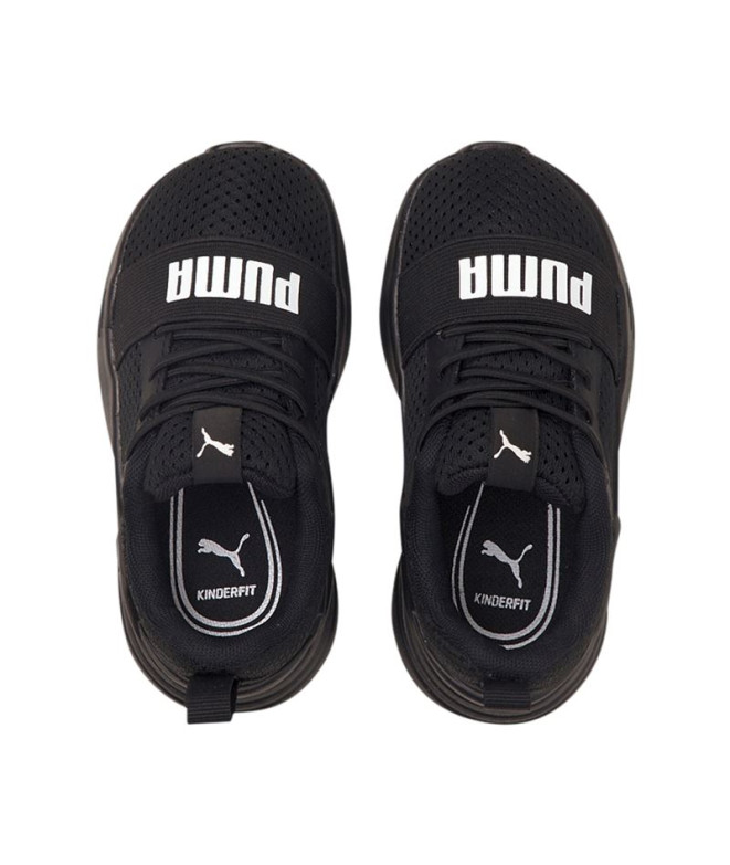 Sapatilhas Infantil Puma Wired Rn Preto