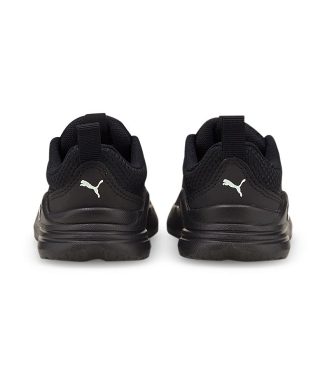 Zapatillas Puma Wired Rn Infantil Black