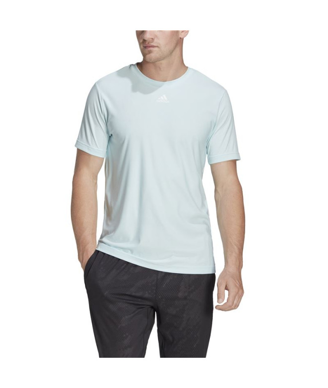 T-shirt adidas 3-Bar Graphic Homme Bleu