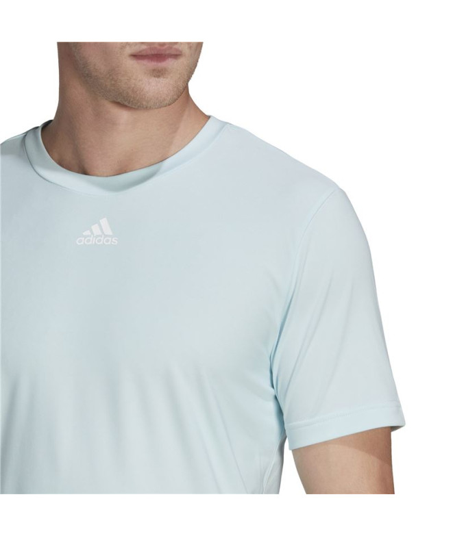 T-shirt adidas 3-Bar Graphic Homme Bleu