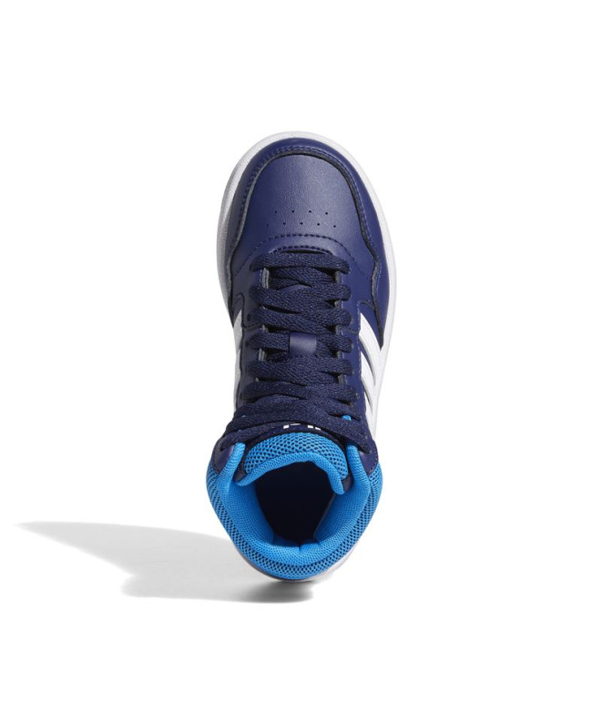 Sapatilhas adidas Infantil Hoops Mid 3.0 Azul