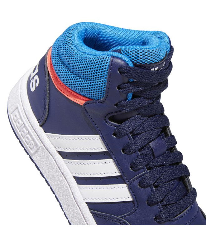 Sapatilhas adidas Infantil Hoops Mid 3.0 Azul