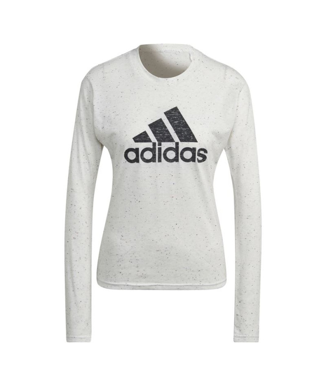 Camiseta adidas Mulher Futuros ícones Winners 3 Branco