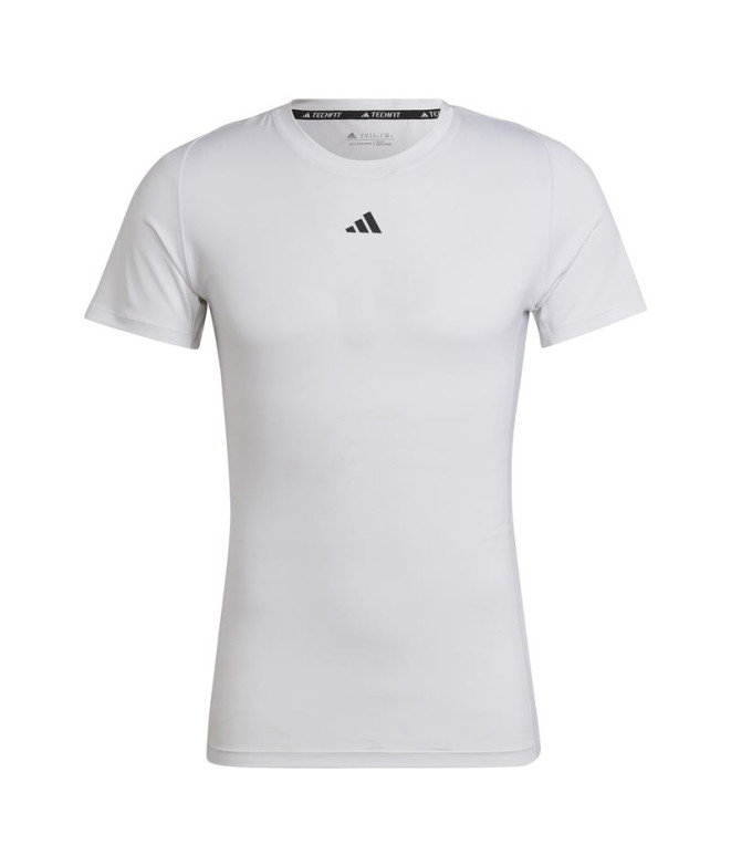 T-shirt adidas Homme Techfit Training Blanc