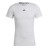 Camiseta adidas Homem Techfit Training Branco