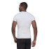 Camiseta adidas Homem Techfit Training Branco