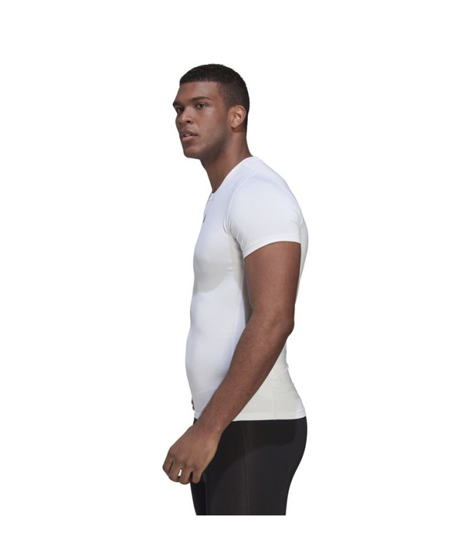 Camiseta adidas Techfit Training Hombre White