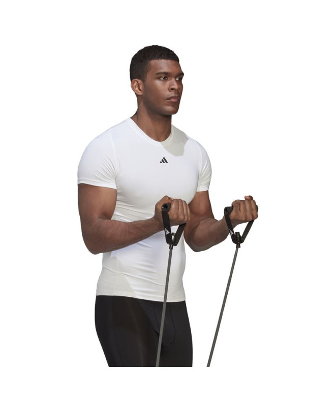 Camiseta adidas Techfit Training Hombre White