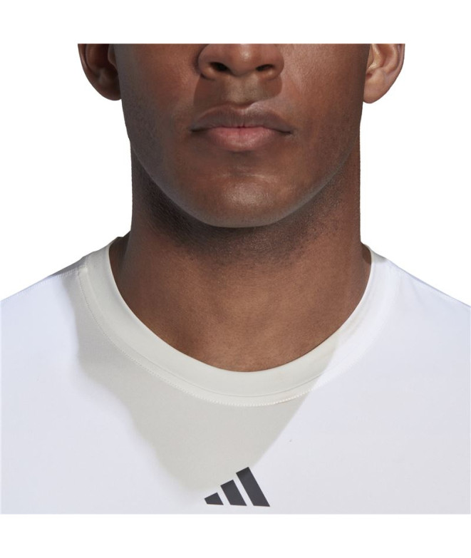Camiseta adidas Techfit Training Hombre White