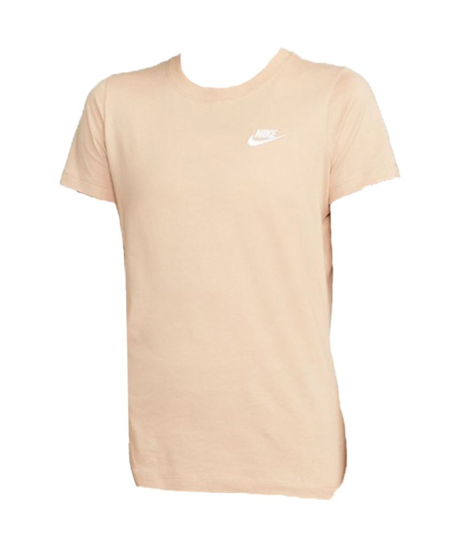 Camiseta Nike Mulher Roupa de desporto castanha