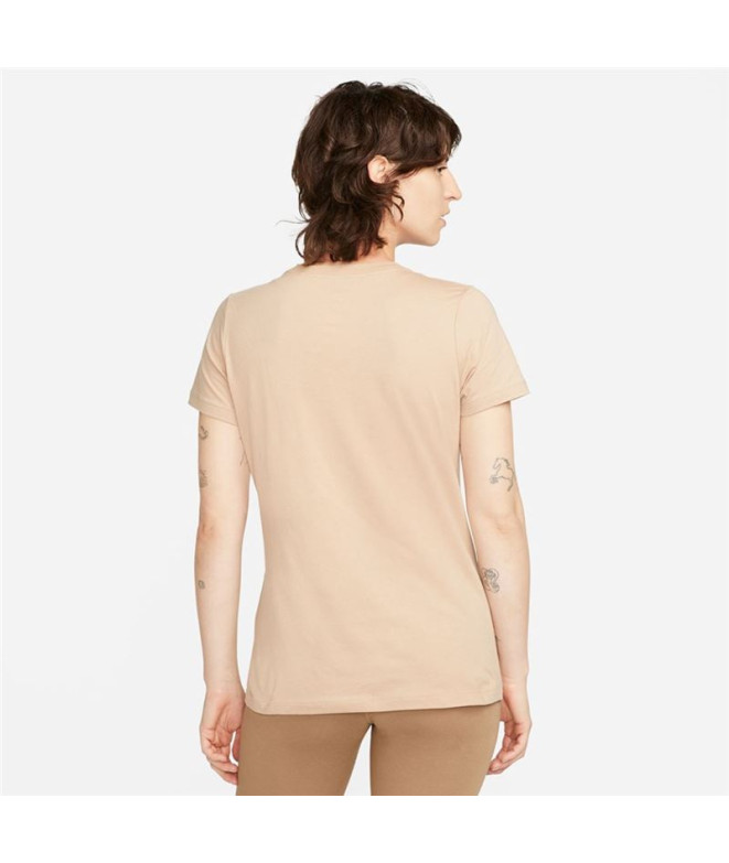 Camiseta Nike Sportswear Mujer Brown