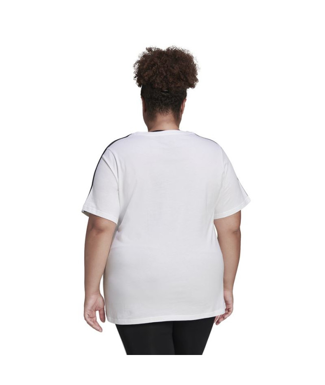 Camiseta adidas Essentials Slim 3 bandas Mujer...