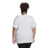 Camiseta adidas Mulher Essentials Slim 3-Stripes Branco