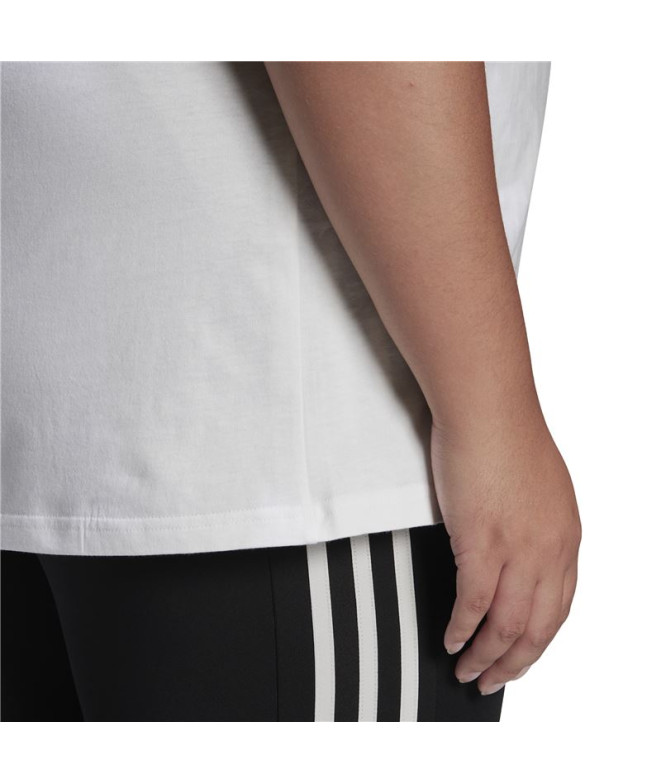 Camiseta adidas Essentials Slim 3 bandas Mujer...