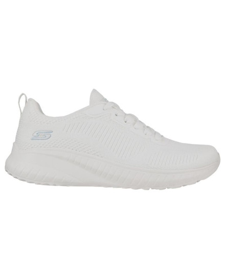 Chaussures Skechers Bobs Squad Chaos - F Femme Off White...