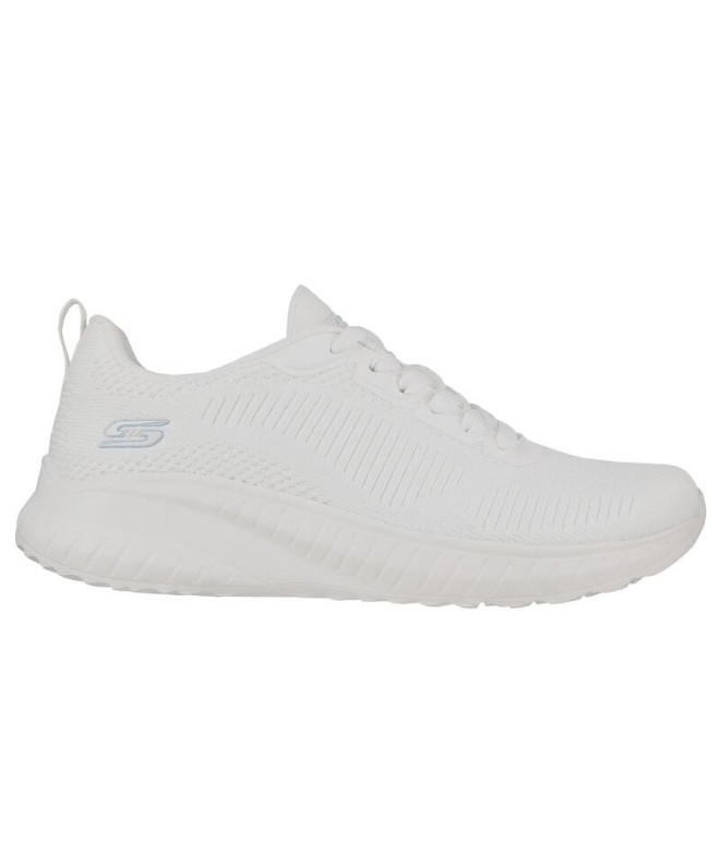 Sapatilhas Skechers Bobs Squad Chaos - F Mulher Off White Engineered Knit