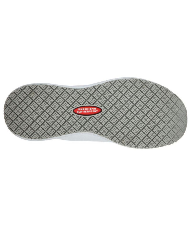 Chaussures Skechers Squad Sr Femme White Flat Knit