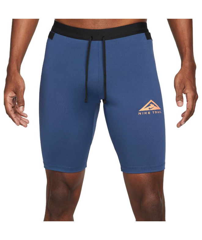 Calça running Nike Trail Homem de Dri-FIT Blue