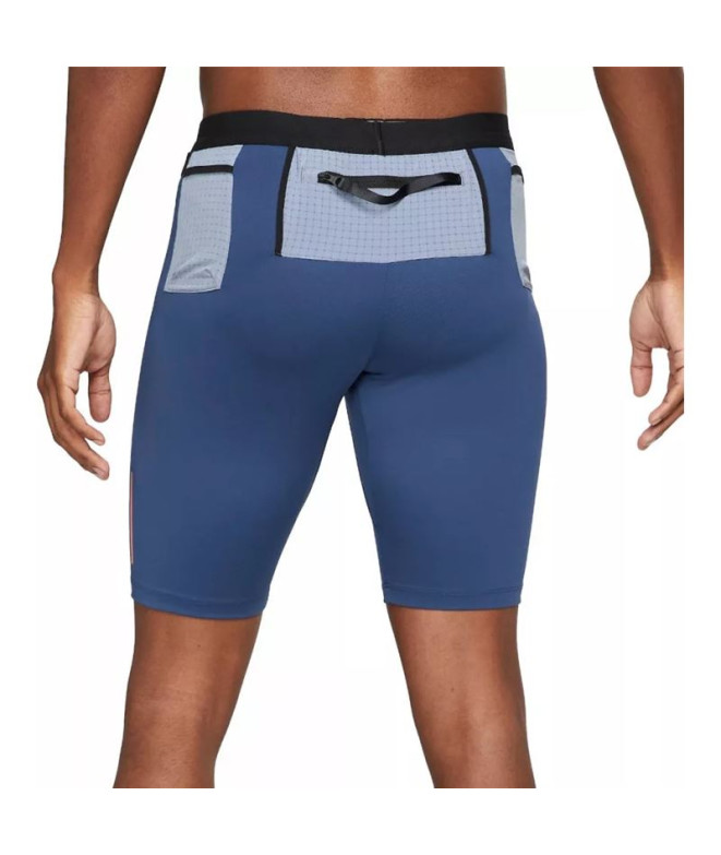 Calça running Nike Trail Homem de Dri-FIT Blue