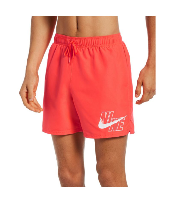 Fato de banho de Praia e piscina Nike 5" Volley Short Homem Crimson