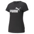 T-shirt Puma Essentials Metallic Logo Femme Noir