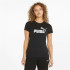 T-shirt Puma Essentials Metallic Logo Femme Noir