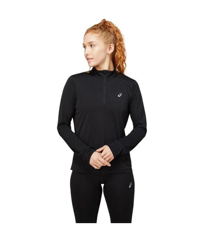 Camiseta ASICS Core LS 1/2 Mujer Bk