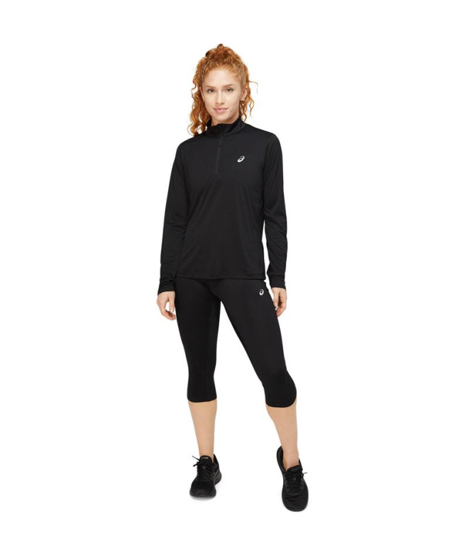 Camiseta ASICS Core LS 1/2 Mujer Bk